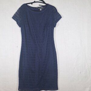 Karl lagerfield Paris Blue Sleevless Dress size 10 business professional